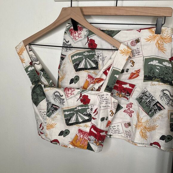 Reformation Primo Vacaciones Linen Set - Picture 2 of 11